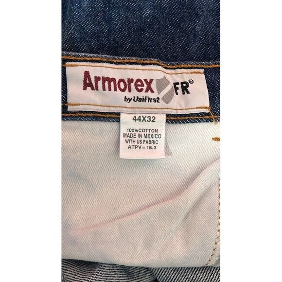 Armorex FR Jeans Mens 44x32 Flame Resistant Workwear ARC 2 Electrician Welder - Picture 9 of 10
